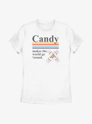 Tootsie Roll Candy World Womens T-Shirt