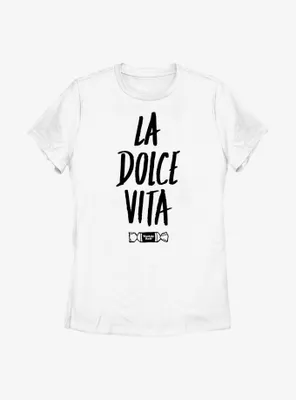 Tootsie Roll La Dolce Vita The Sweet Life Spanish Womens T-Shirt