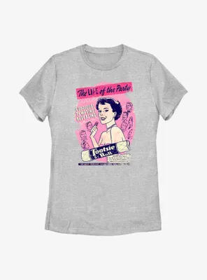 Tootsie Roll Life of the Party Vintage Ad Womens T-Shirt