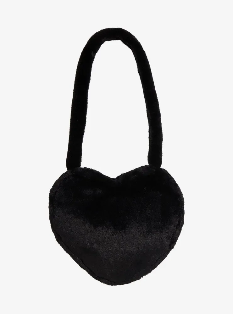 Black Heart Large Tote Bag