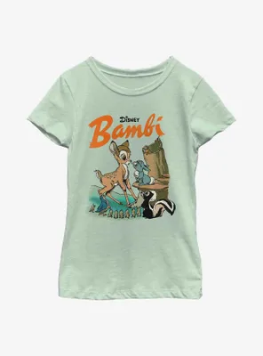Disney Bambi Vintage Youth Girls T-Shirt