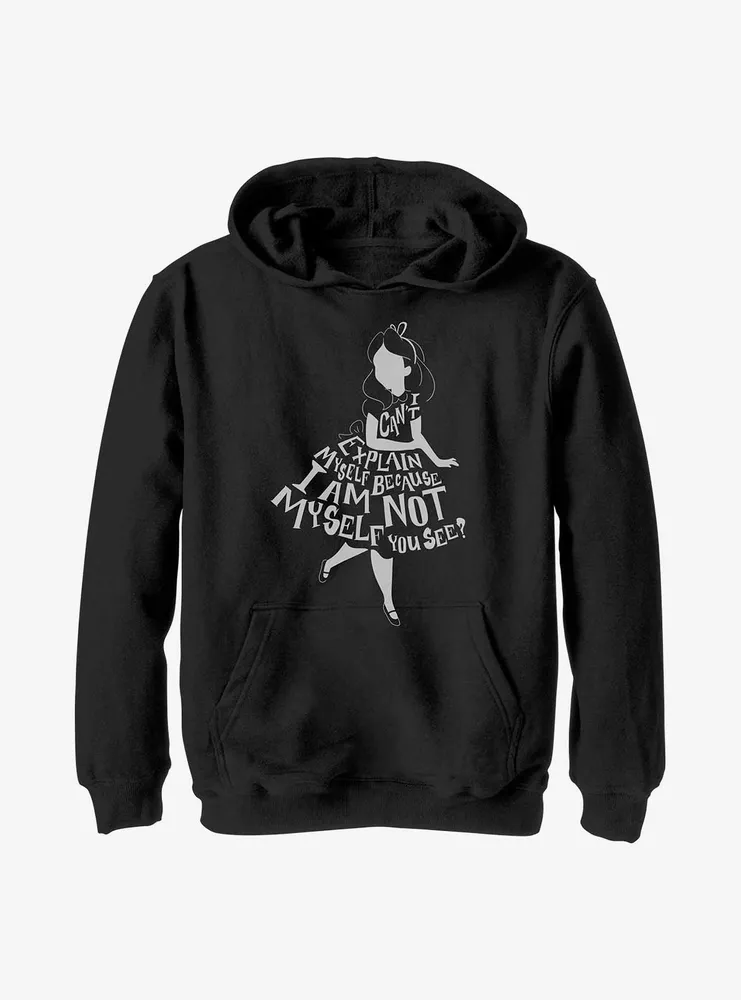 Disney Alice Wonderland Can't Explain Myself Youth Hoodie