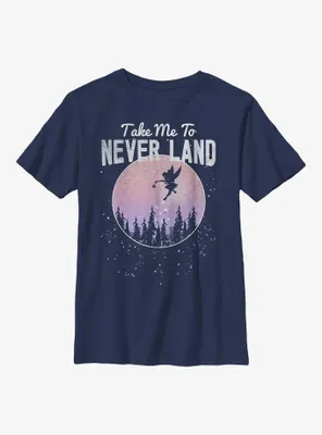 Disney Peter Pan Take Me To Neverland Promise Youth T-Shirt