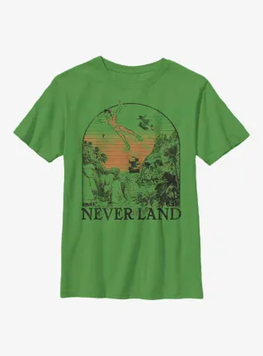Disney Peter Pan Neverland Vintage Youth T-Shirt