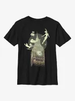 Disney Peter Pan Flying Over Big Ben Youth T-Shirt