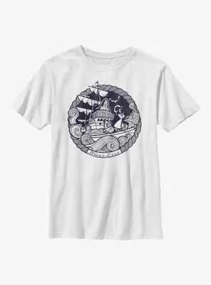 Disney Peter Pan Neverland Rough Seas Youth T-Shirt