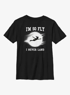 Disney Peter Pan So Fly I Never Land Youth T-Shirt