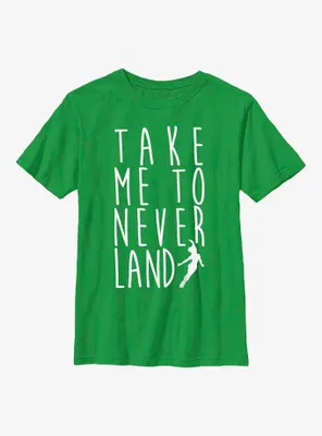 Disney Peter Pan To Never Land Youth T-Shirt