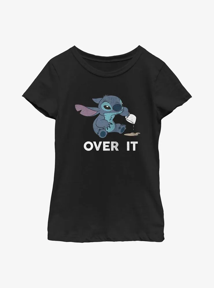 Disney Lilo & Stitch Over It Youth Girls T-Shirt