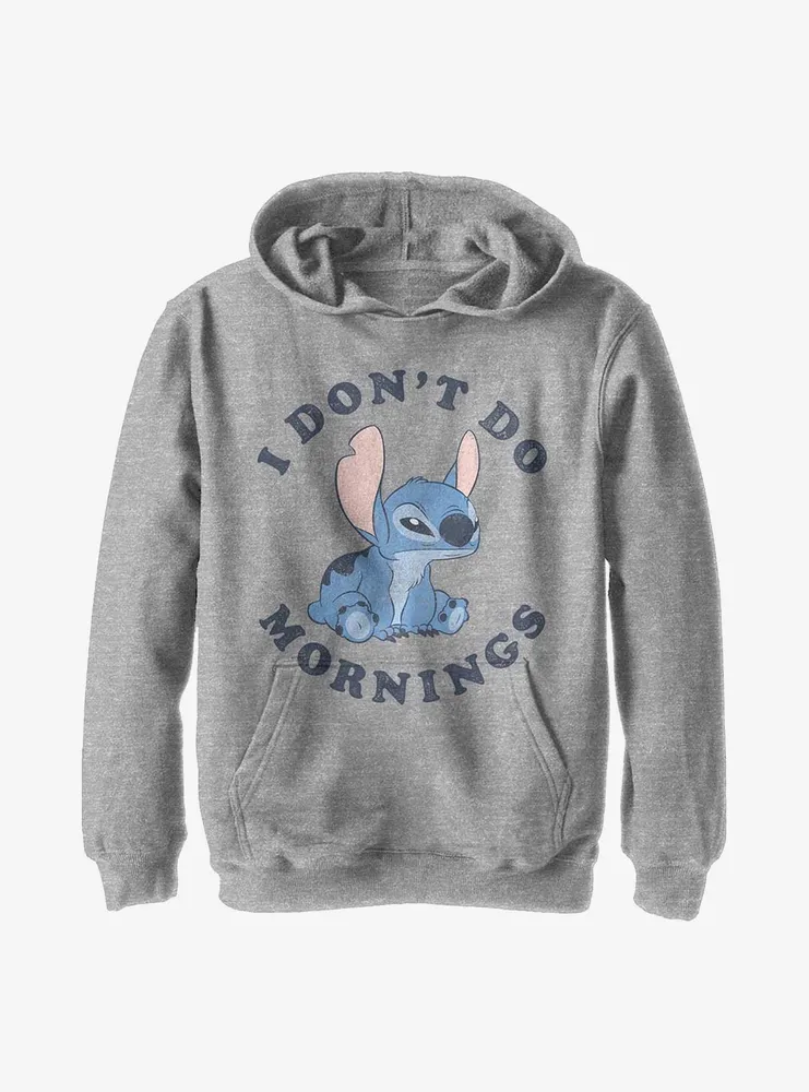 Disney Lilo & Stitch Don't Do Mornings Youth Hoodie