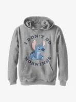 Disney Lilo & Stitch Don't Do Mornings Youth Hoodie