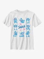 Disney Lilo & Stitch Different Poses Youth T-Shirt