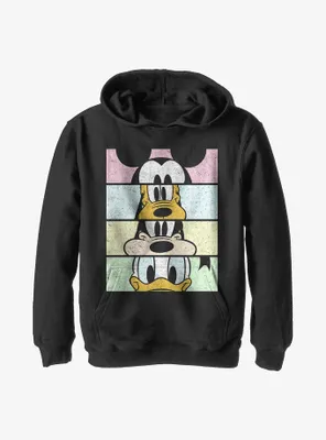 Disney Mickey Mouse And Friends Stack Youth Hoodie