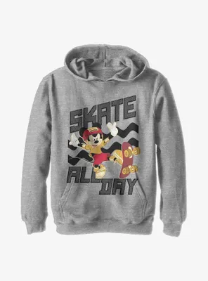 Disney Mickey Mouse Skate All Day Youth Hoodie
