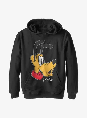 Disney Pluto Big Face Youth Hoodie