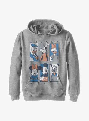 Disney Mickey Mouse And Friends Squares Youth Hoodie