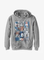 Disney Mickey Mouse And Friends Squares Youth Hoodie
