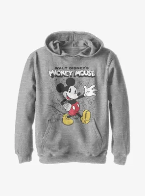 Disney Mickey Mouse Sketchbook Youth Hoodie