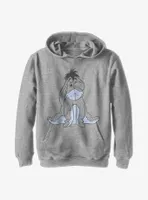 Disney Winnie The Pooh Basic Sketch Eeyore Youth Hoodie