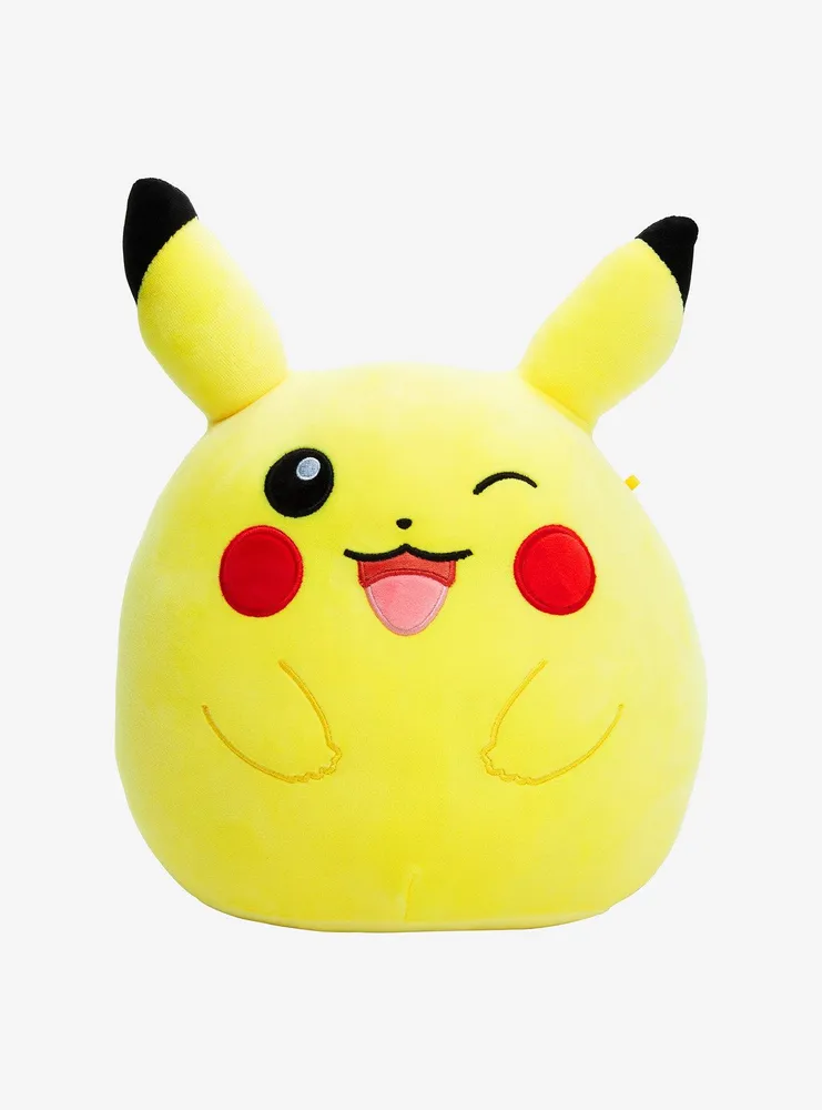 Squishmallows Pokemon Winking Pikachu Inch Plush