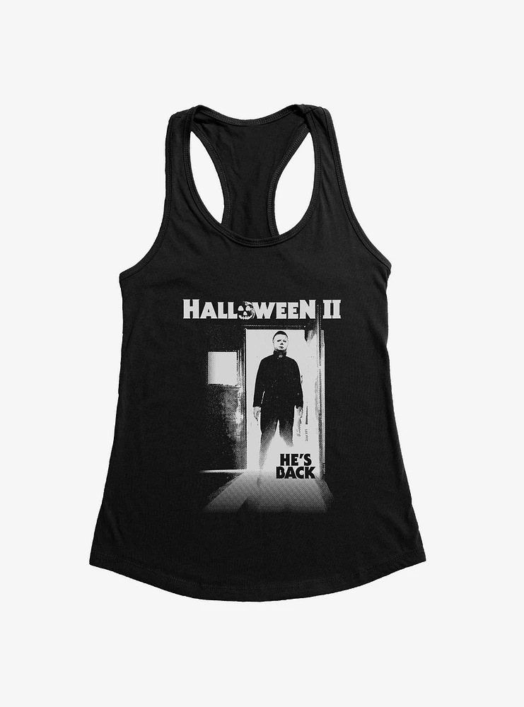 Halloween II He's Back Michael Myers Girls Tank Top