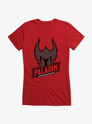 Dungeons & Dragons Paladin Badge Girls T-Shirt