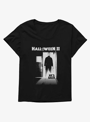 Halloween II He's Back Michael Myers Girls T-Shirt Plus