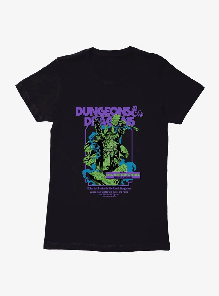 Dungeons & Dragons Book VII Gods, Demi-Gods Heroes Womens T-Shirt