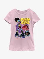 Marvel Moon Girl And Devil Dinosaur Rollerskate Youth Girls T-Shirt