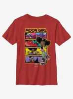 Marvel Moon Girl And Devil Dinosaur Panels Youth T-Shirt