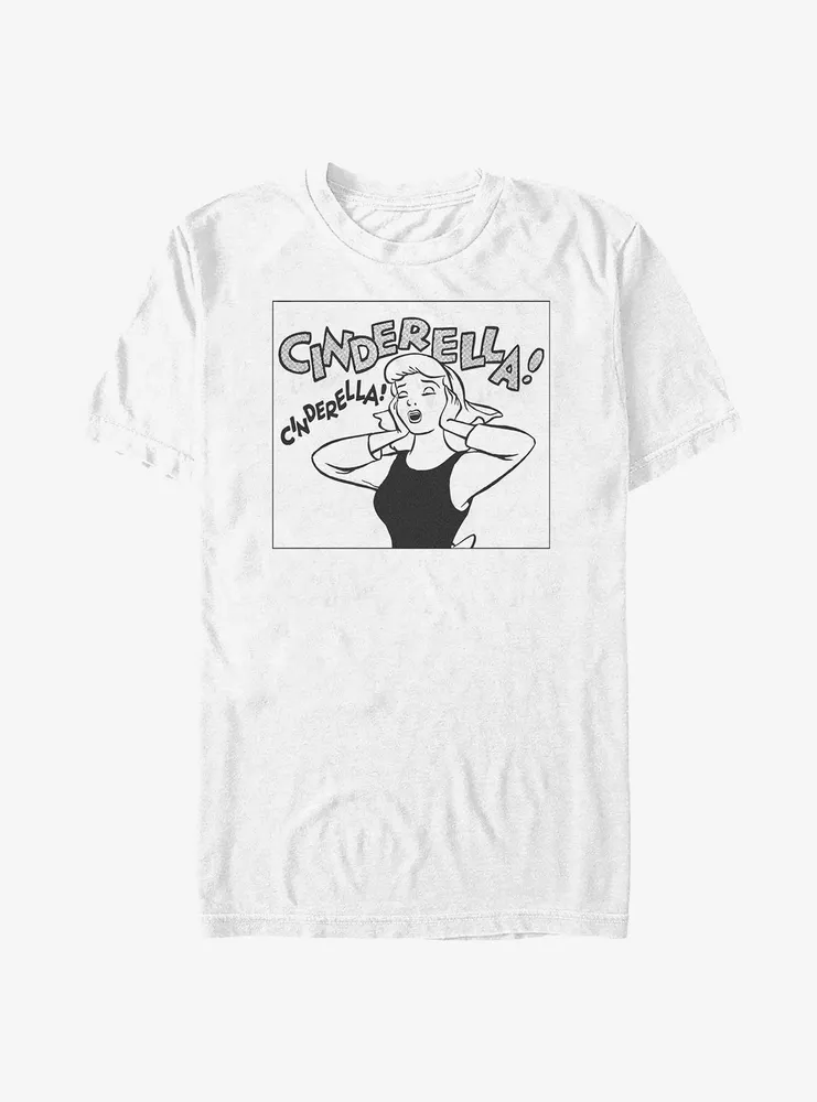 Disney Cinderella Pop Art Style Portrait T-Shirt