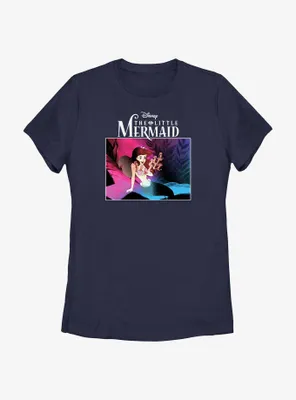 Disney The Little Mermaid Neon Ariel Womens T-Shirt