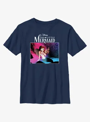 Disney The Little Mermaid Neon Ariel Youth T-Shirt