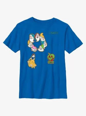 Disney Snow White And The Seven Dwarfs Classic Icons Youth T-Shirt