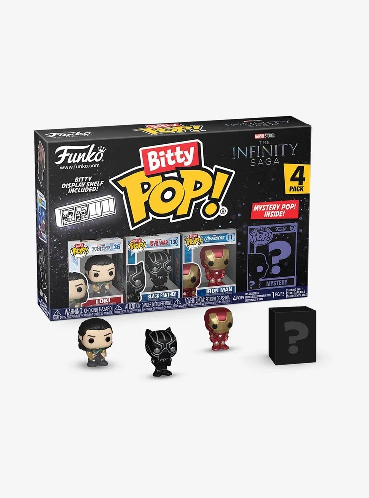 Funko Marvel The Infinity Saga Bitty Pop! Loki Vinyl Figure Set