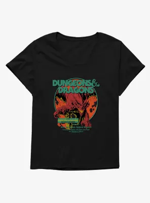 Dungeons & Dragons Book II Monsters Treasure Womens T-Shirt Plus