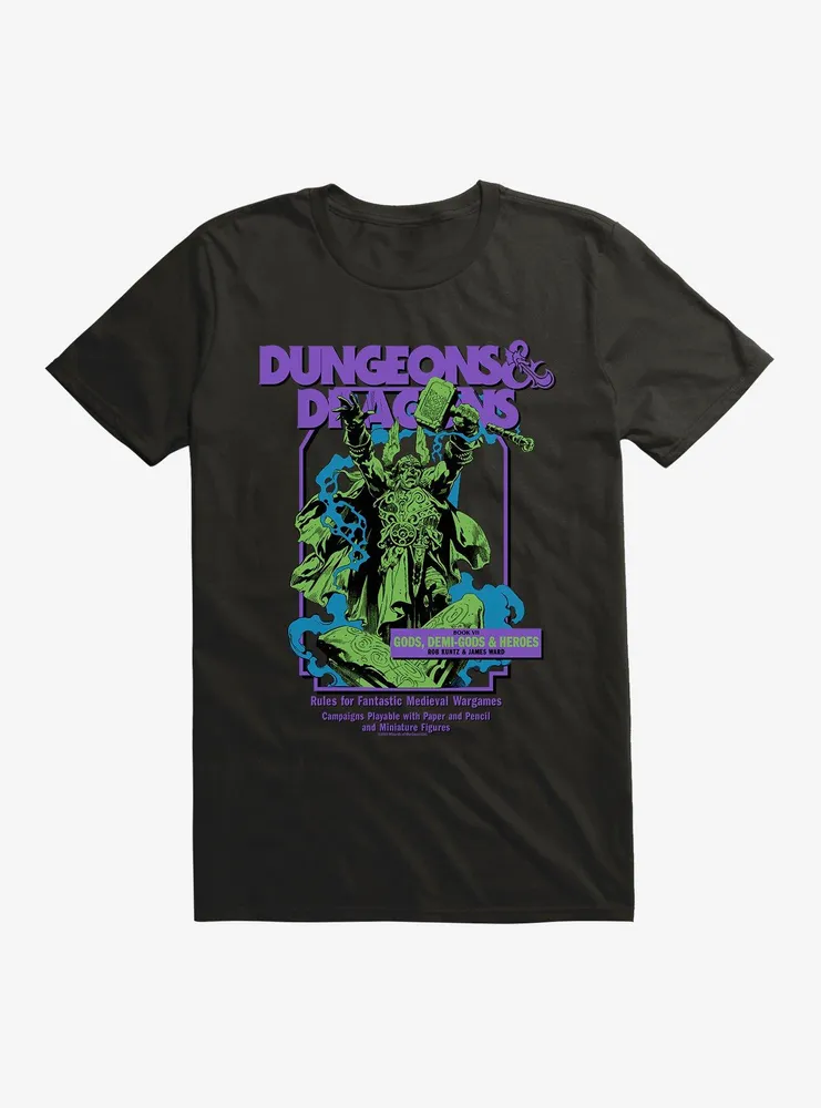 Dungeons & Dragons Book VII Gods, Demi-Gods Heroes T-Shirt