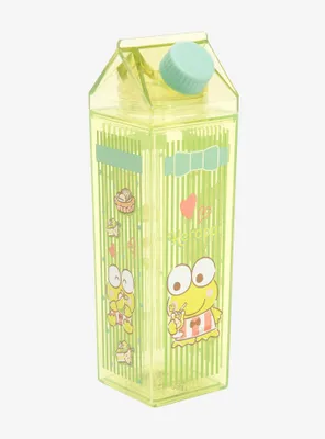 Hello Kitty Keroppi Milk Carton Water Bottle