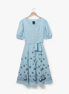 Disney Alice Wonderland Floral Plus Midi Dress - BoxLunch Exclusive