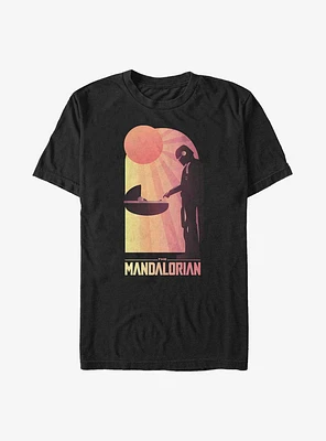 Star Wars The Mandalorian A Warm Meeting Big & Tall T-Shirt