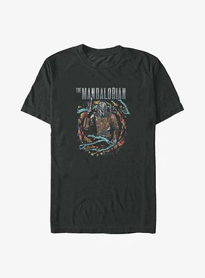 Star Wars The Mandalorian Brutal Surroundings Big & Tall T-Shirt