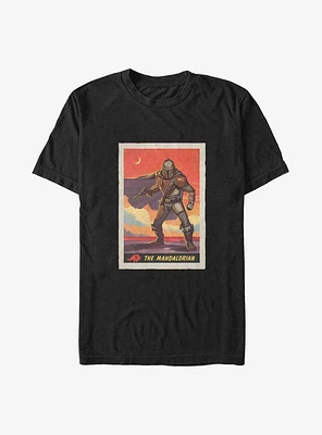 Star Wars The Mandalorian Mando Poster Big & Tall T-Shirt
