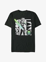 Star Wars: The Clone Wars Ahsoka Lightsaber Big & Tall T-Shirt