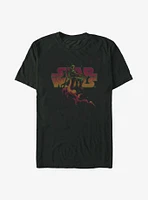 Star Wars Boba Fett Blast Off Logo Big & Tall T-Shirt