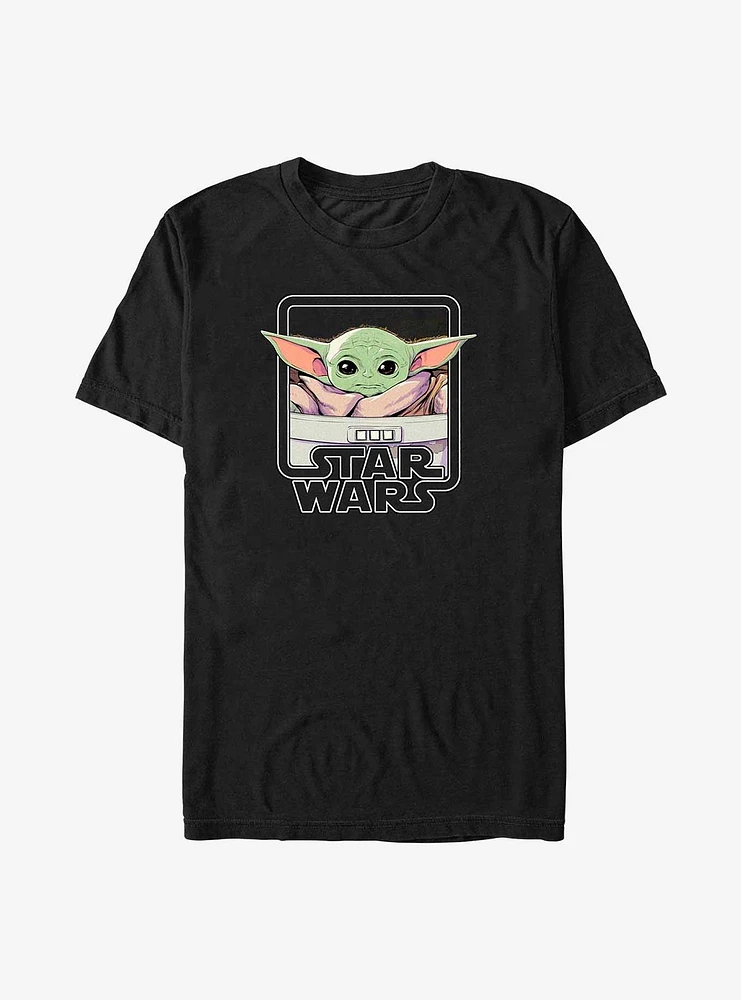 Star Wars The Mandalorian Grogu Frame Big & Tall T-Shirt
