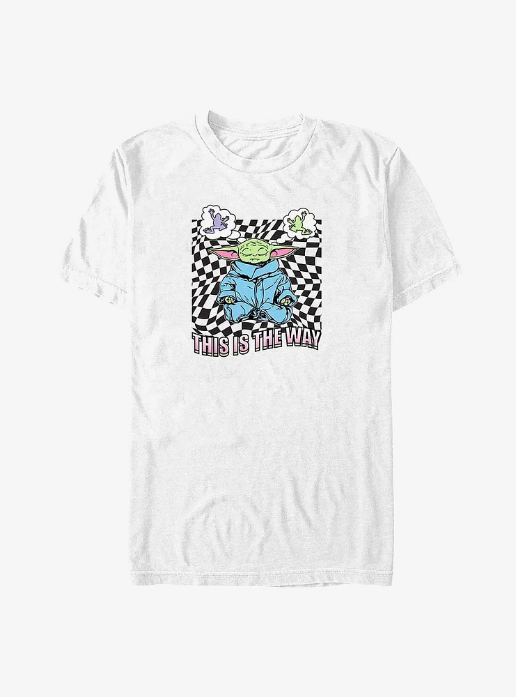 Star Wars The Mandalorian Grogu Frogs On My Mind Big & Tall T-Shirt