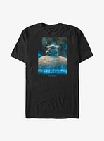 Star Wars The Mandalorian Grogu Meditation Poster Big & Tall T-Shirt