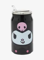 Kuromi Face Soda Can Water Bottle
