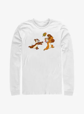 Disney Chip 'n' Dale Characters & Acorns Long-Sleeve T-Shirt