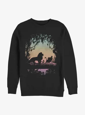 Disney The Lion King Gradient Jungle Trio Sweatshirt